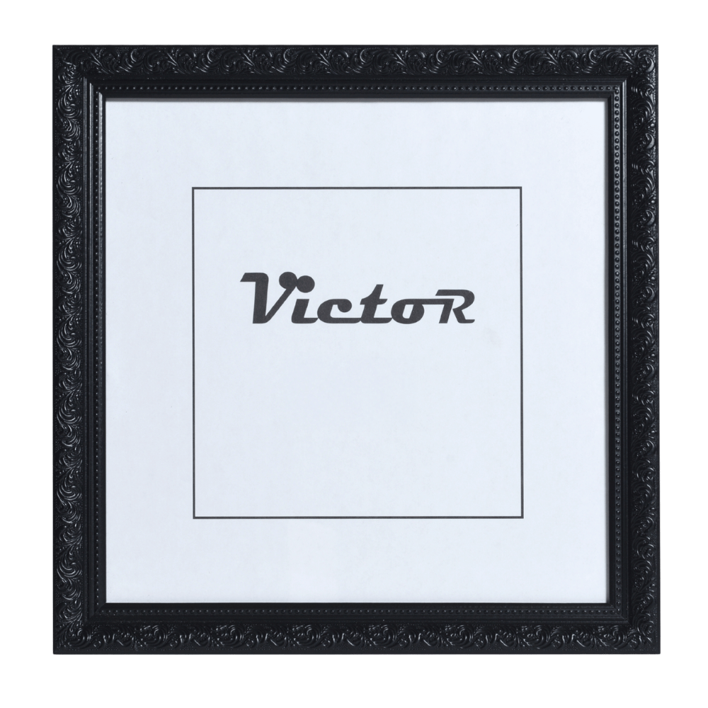 Framed artwork featuring the name 'Victor' in stylized letters