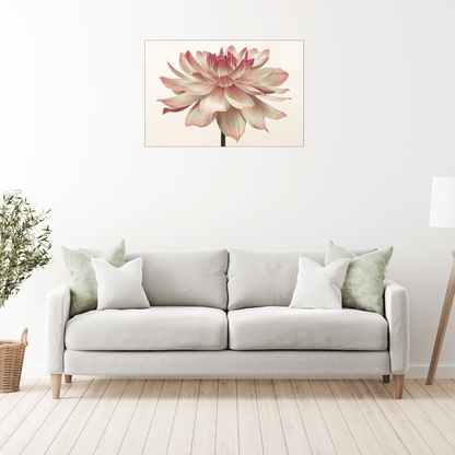 Leinwandbild "Rosa Dahlie"