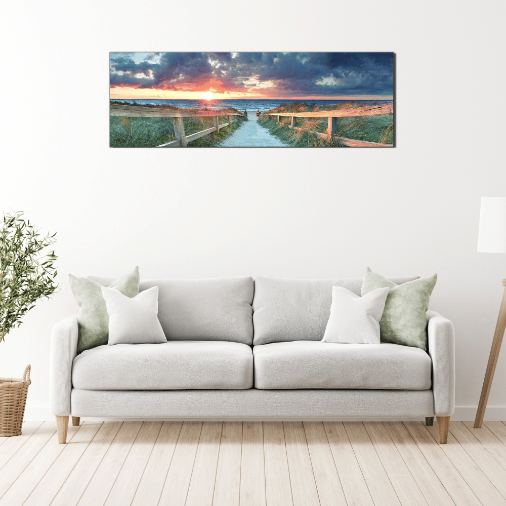 Acrylglasbild Ostfriesland Düne Weg zum Strand