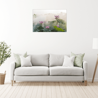 Leinwandbild "Lotusblüte"